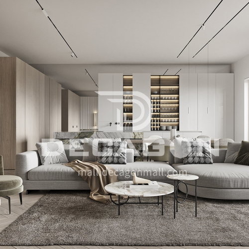 Apartment-Modern Penthouse Apartment Design   AMS1035